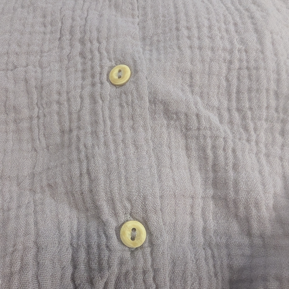 H&M 100% Organic Cotton Baby Romper Light Purple, Size 12m - Picture 2 of 6